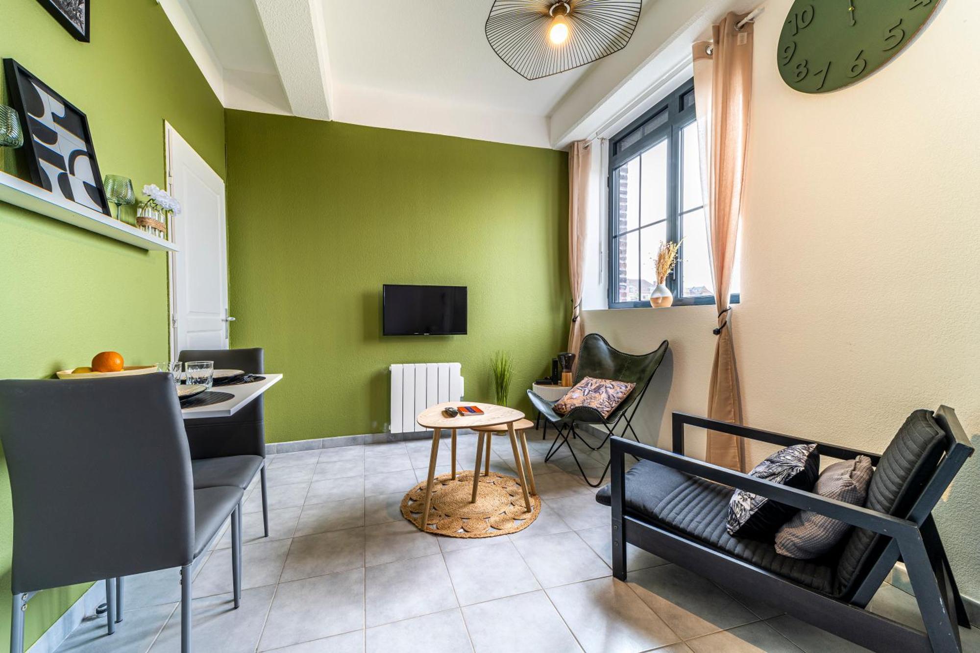 Stay Cosy Lille I Tourcoing - Appartement - Hypercentre - Parking Securise - Wifi - Netflix - Cuisine المظهر الخارجي الصورة